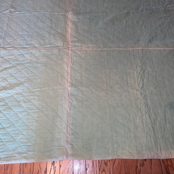 Vintage 1930-40s Handmade Feed Sack  GRANDMA'S FLOWER GARDEN QUILT 80”x67” - Picture 13 of 16